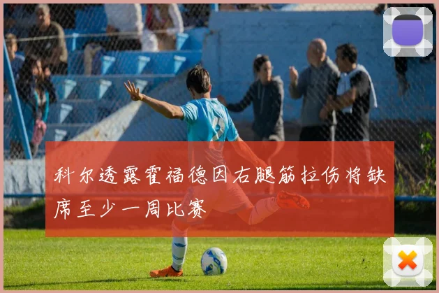 科尔透露霍福德因右腿筋拉伤将缺席至少一周比赛