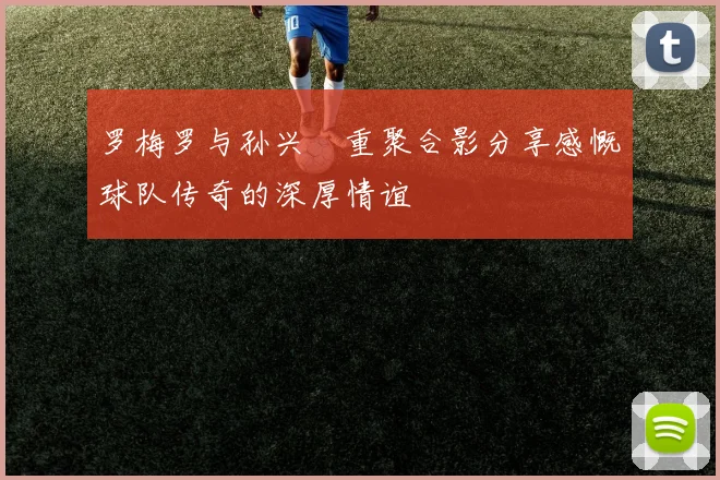 罗梅罗与孙兴慜重聚合影分享感慨球队传奇的深厚情谊